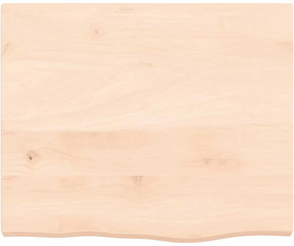 Vonios kambario stalviršis, 60x50x(2–4)cm, medienos masyvas