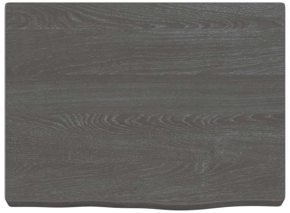 Vonios stalviršis, tamsiai rudas, 40x30x(2-4)cm, mediena