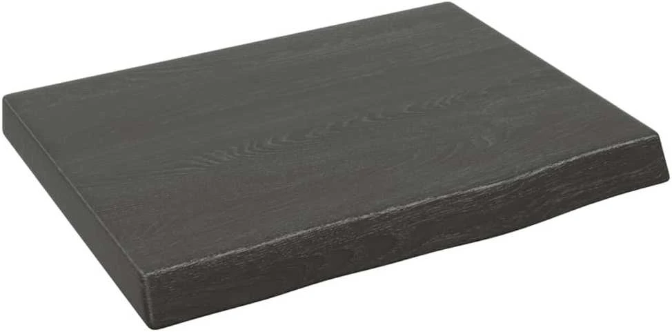 Vonios stalviršis, tamsiai rudas, 40x30x(2-4)cm, mediena