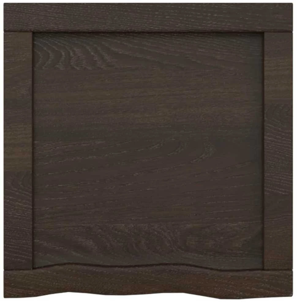 Vonios stalviršis, tamsiai rudas, 40x40x(2-4)cm, mediena