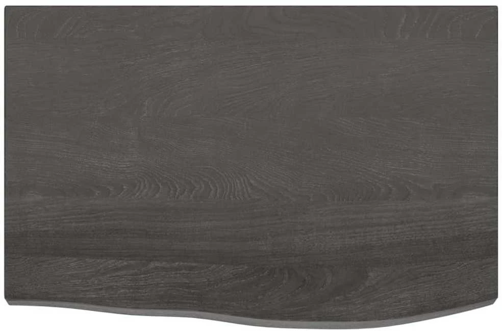 Vonios stalviršis, tamsiai rudas, 60x40x(2-4)cm, mediena