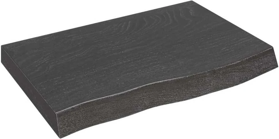 Vonios stalviršis, tamsiai rudas, 60x40x(2-6)cm, mediena