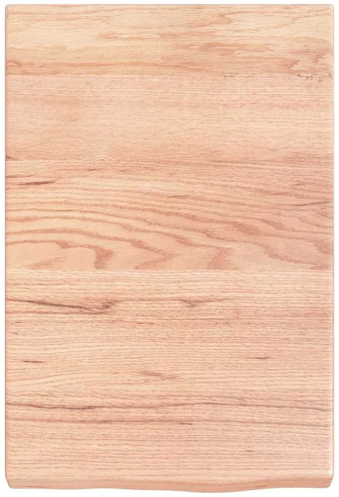 Vonios stalviršis, šviesiai rudas, 40x60x(2-6) cm, mediena