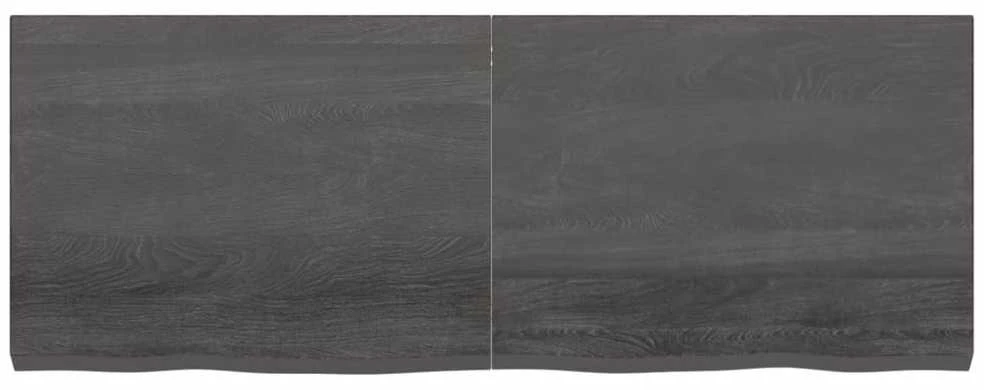 Vonios stalviršis, tamsiai rudas, 160x60x(2-6)cm, mediena