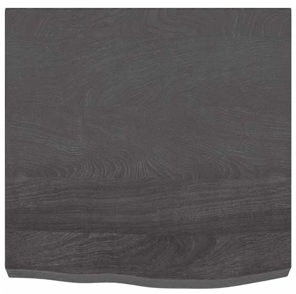 Vonios stalviršis, tamsiai rudas, 60x60x(2-6)cm, mediena