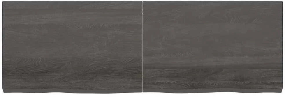 Vonios stalviršis, tamsiai rudas, 180x60x(2-6)cm, mediena