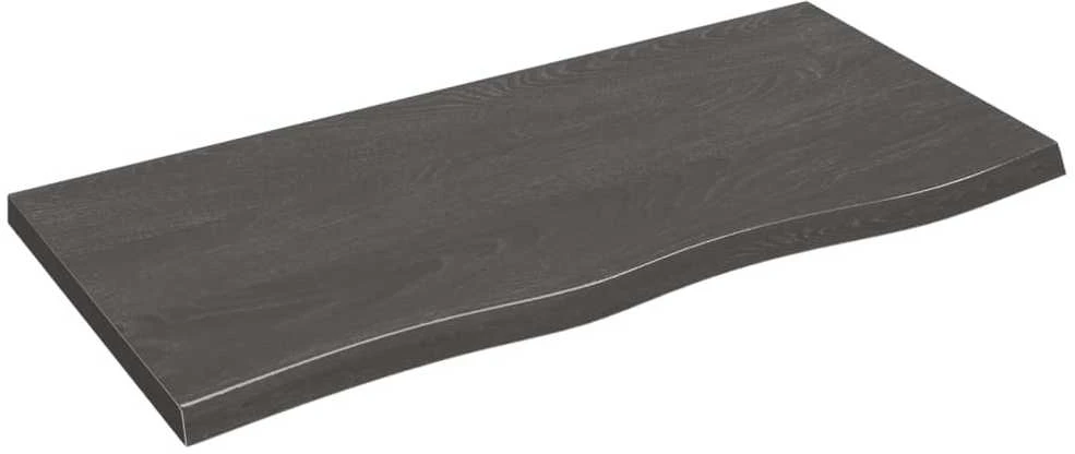 Vonios stalviršis, tamsiai rudas, 100x50x(2-4) cm, mediena