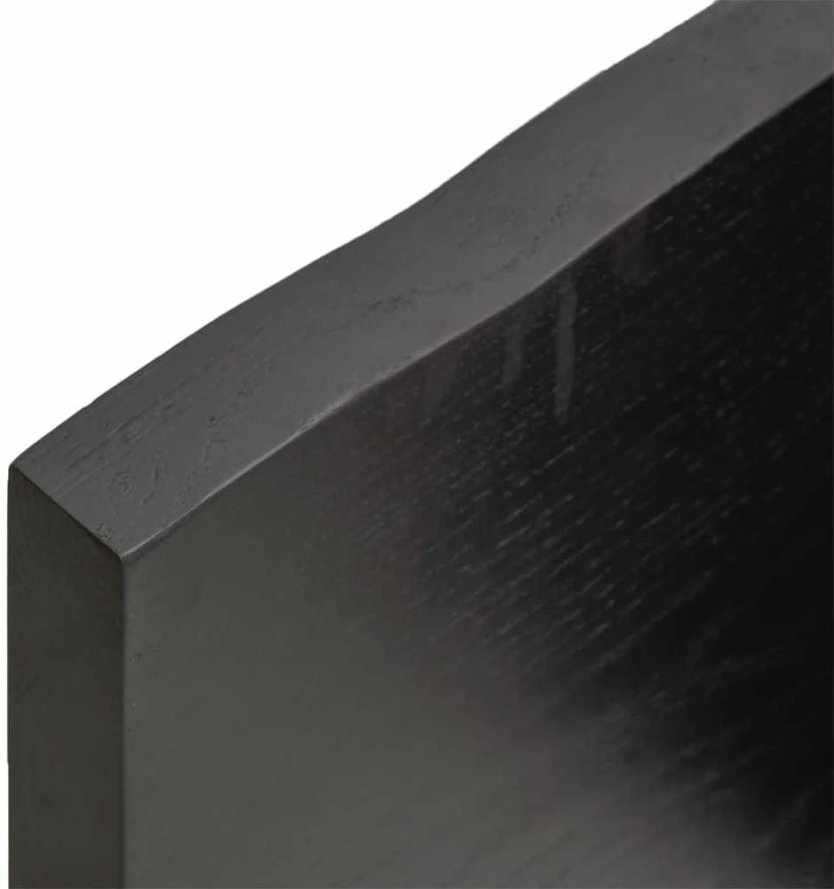 Vonios stalviršis, tamsiai rudas, 80x60x(2-4) cm, mediena