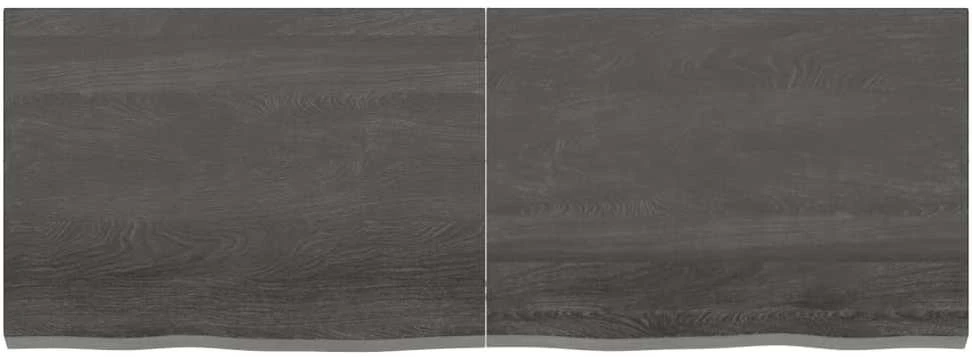Vonios stalviršis, tamsiai rudas, 140x50x(2-4) cm, mediena