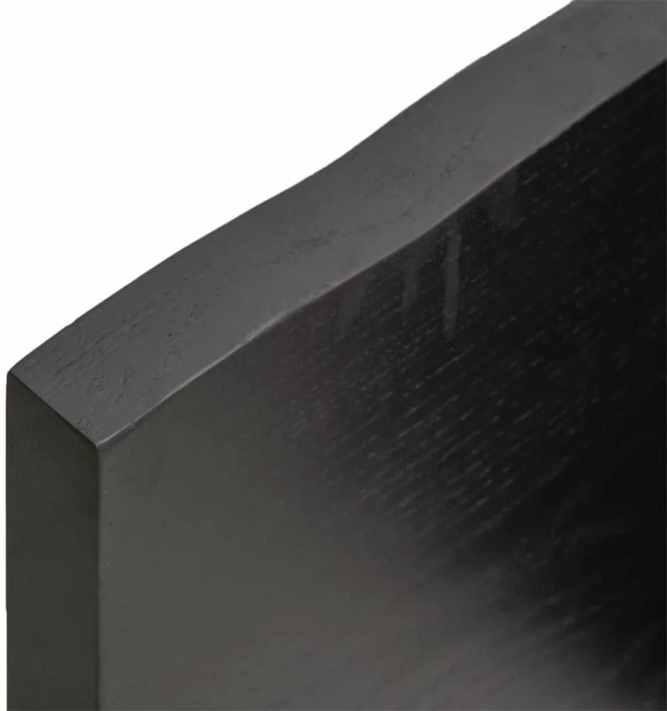 Vonios stalviršis, tamsiai rudas, 100x60x(2-4) cm, mediena