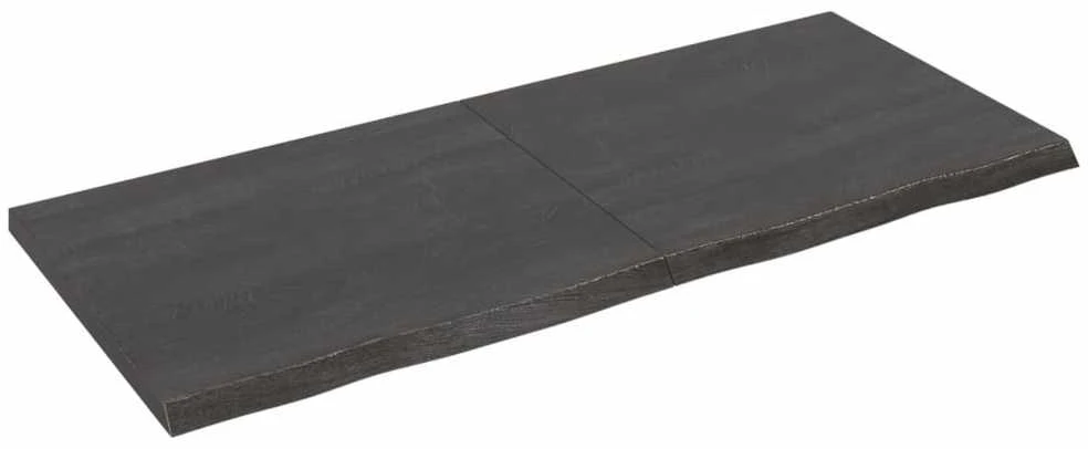 Vonios stalviršis, tamsiai rudas, 140x60x(2-4) cm, mediena