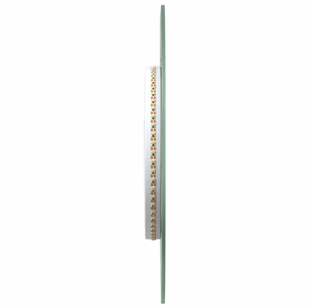 Vonios kambario veidrodis su LED, 40cm, apskritas