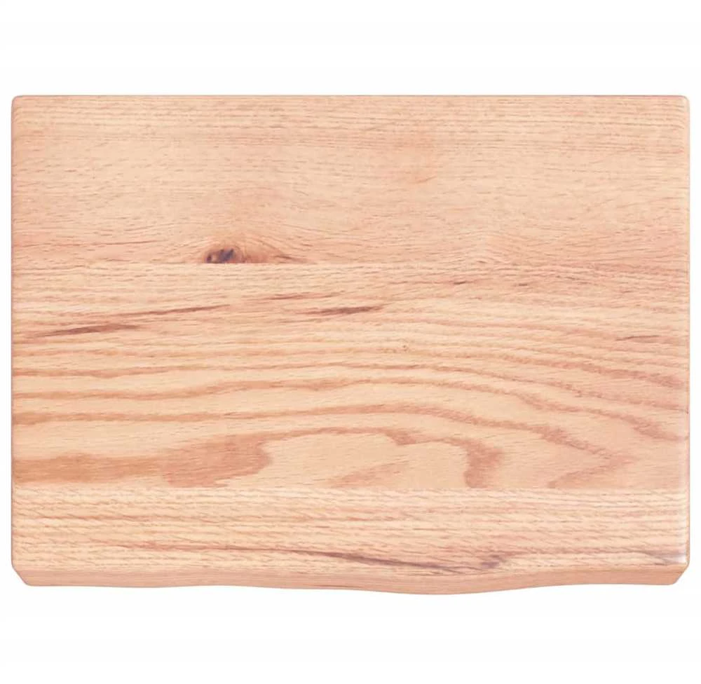 Vonios stalviršis, šviesiai rudas, 40x30x(2–6)cm, mediena