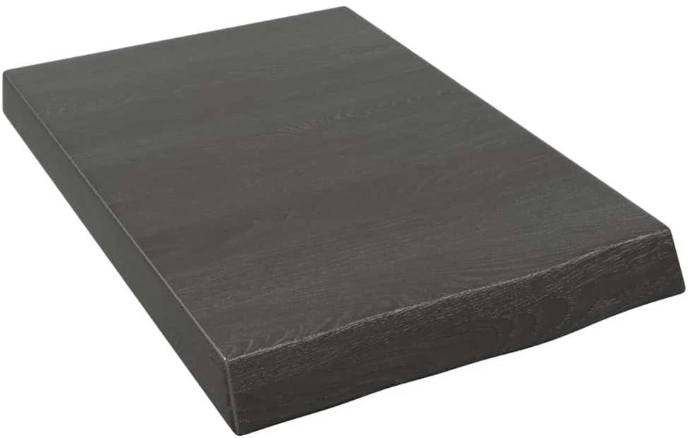 Vonios stalviršis, tamsiai rudas, 40x60x(2–6) cm, mediena