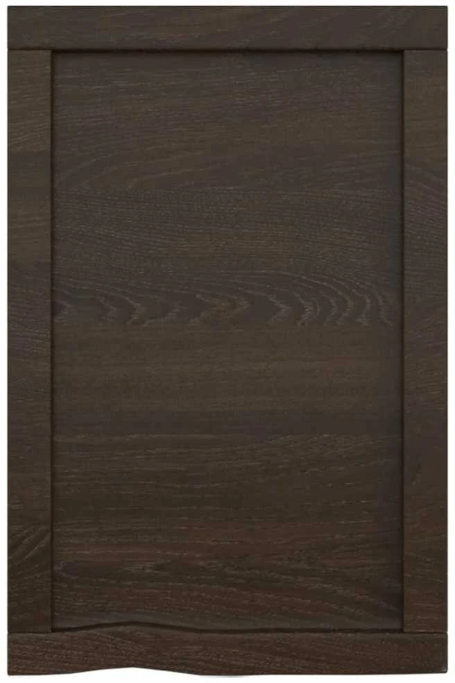 Vonios stalviršis, tamsiai rudas, 40x60x(2–6) cm, mediena