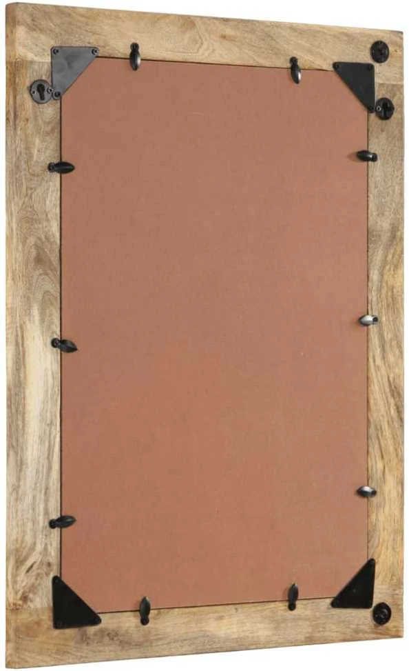 Vonios veidrodis, 50x70x2,5cm, mango masyvas ir stiklas