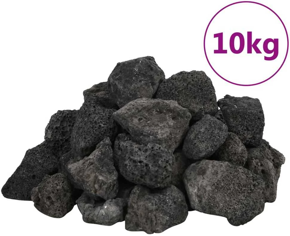 Vulkaninės uolienos, juodos spalvos, 10kg, 3-5cm