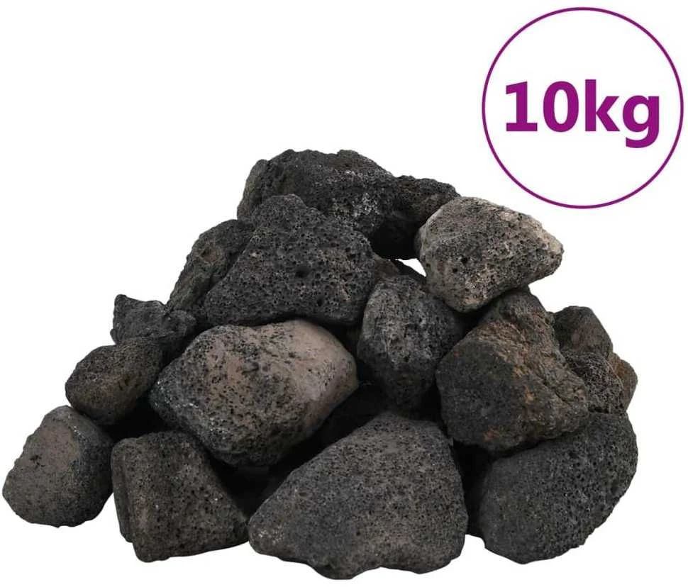 Vulkaninės uolienos, juodos spalvos, 10kg, 5-8cm