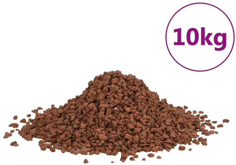Vulkaninės uolienos, raudonos spalvos, 10kg, 5–8mm