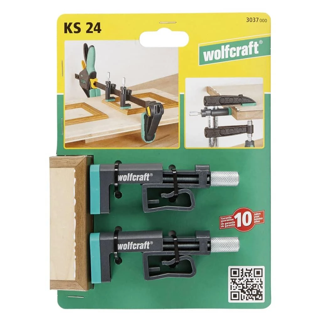 wolfcraft Krašto veržtuvai, 2vnt., KS24, 3037000
