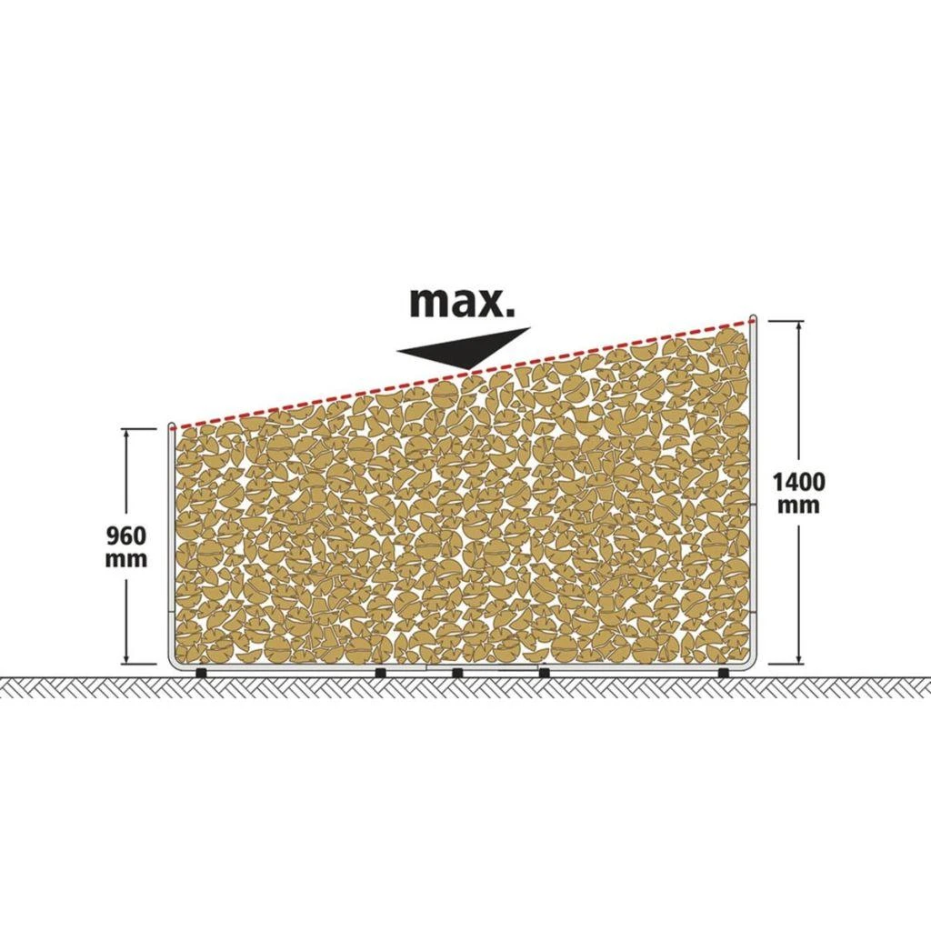 Wolfcraft Pagalbinis priedas malkų krovimui, modulinis, XXL, 5125000