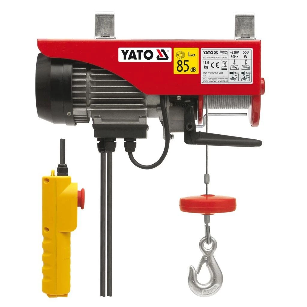 YATO Elektrinis keltuvas 1050 W 300/600 kg