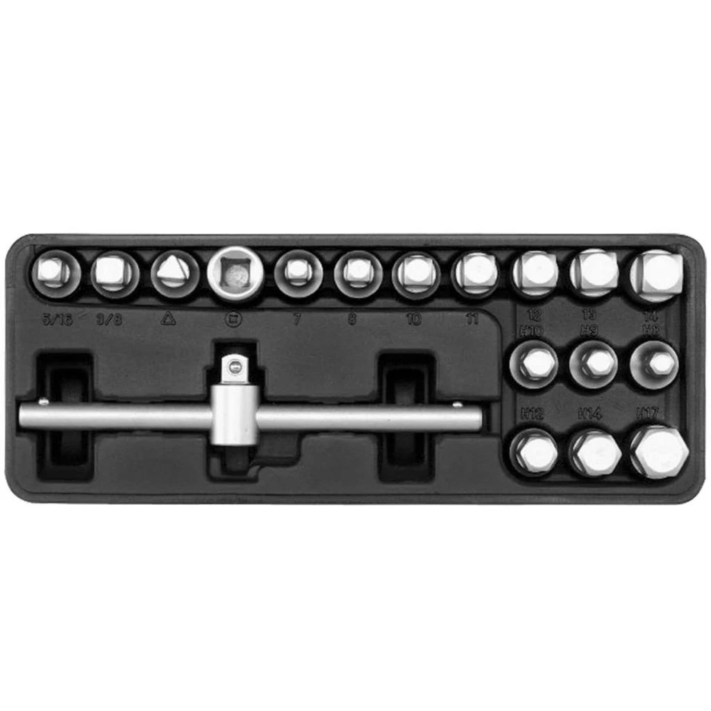 YATO "Master Drip Plug Key" komplektas, 18 vnt.