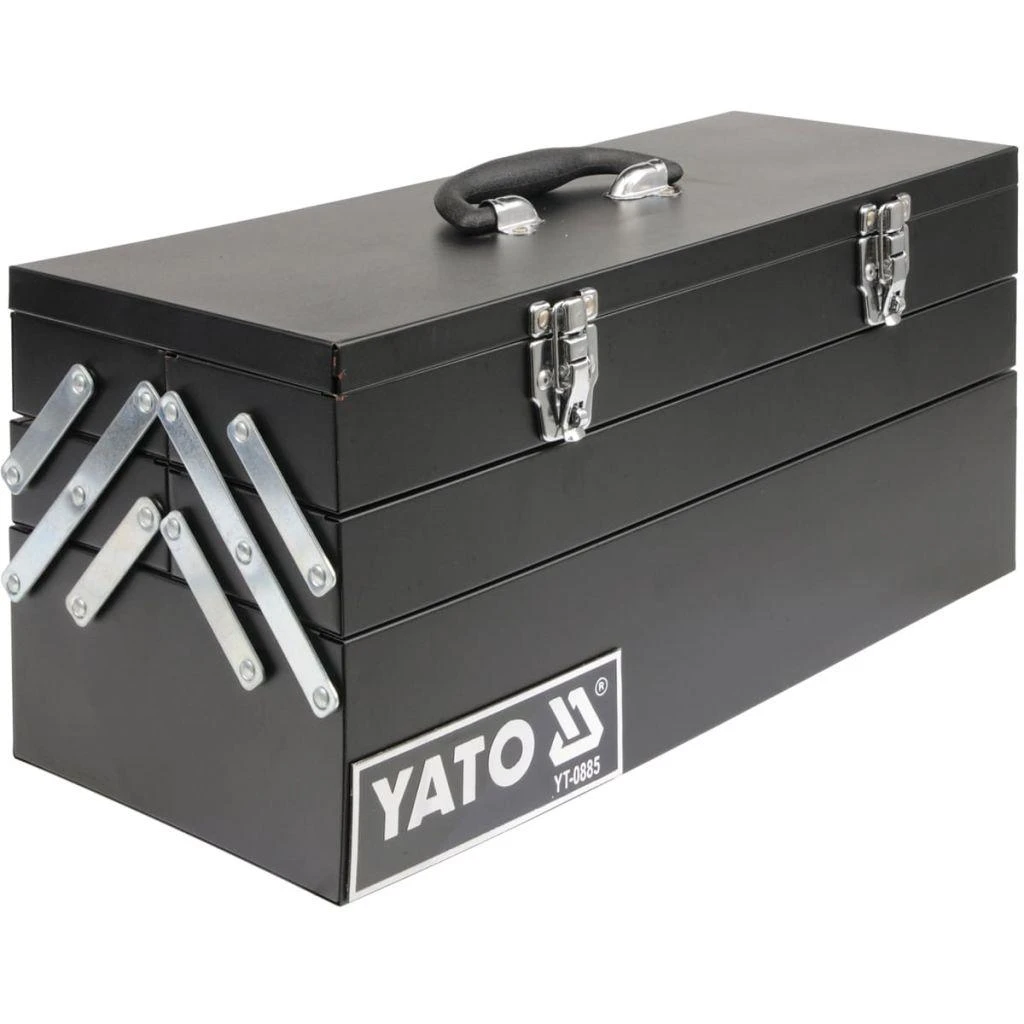 YATO Plieninė įrankių dėžė 460 x 200 x 225 mm