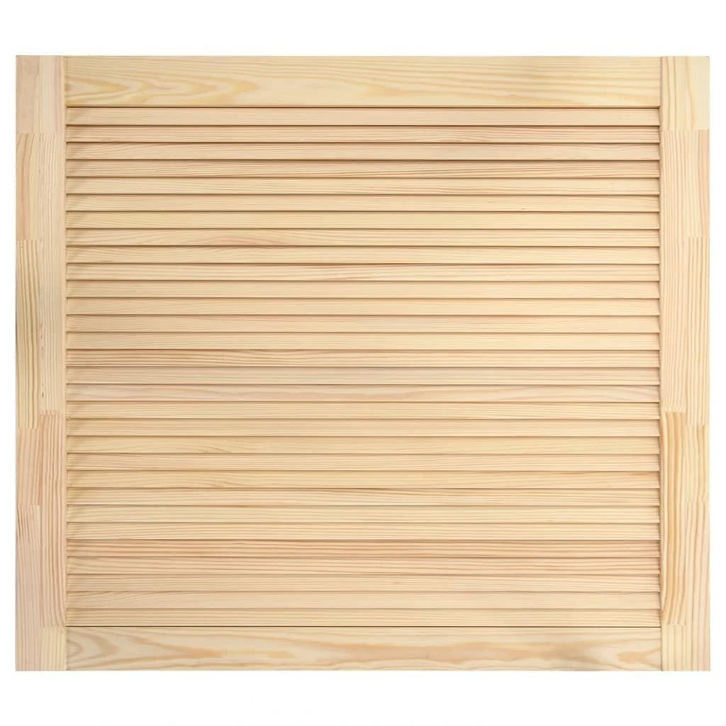 Spintelės durelės, 2vnt., 39,5x49,4cm, pušis, žaliuzių dizaino
