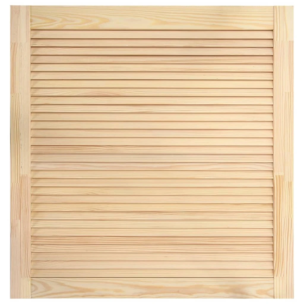 Spintelės durelės, 2vnt., 61,5x59,4cm, pušis, žaliuzių dizaino