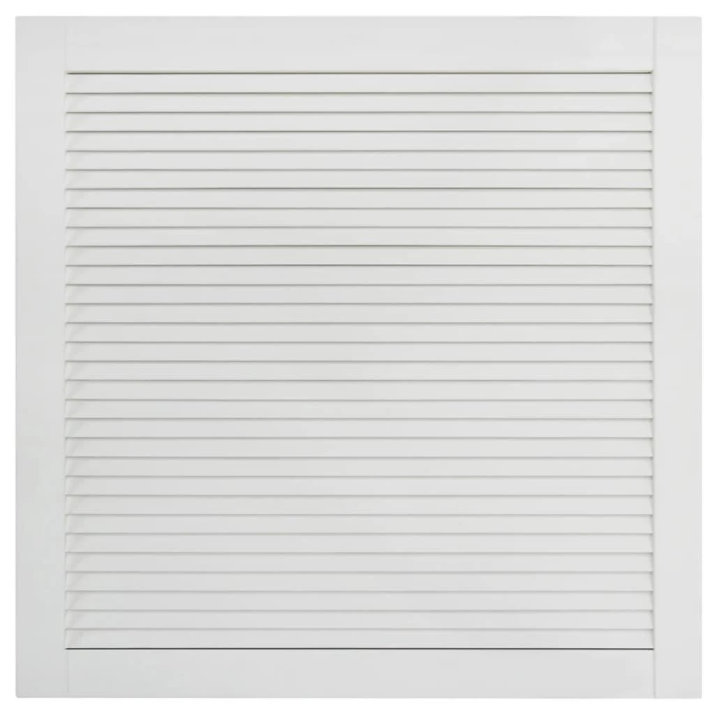 Spintelės durelės, 2vnt., baltos, 39,5x39,4cm, pušis