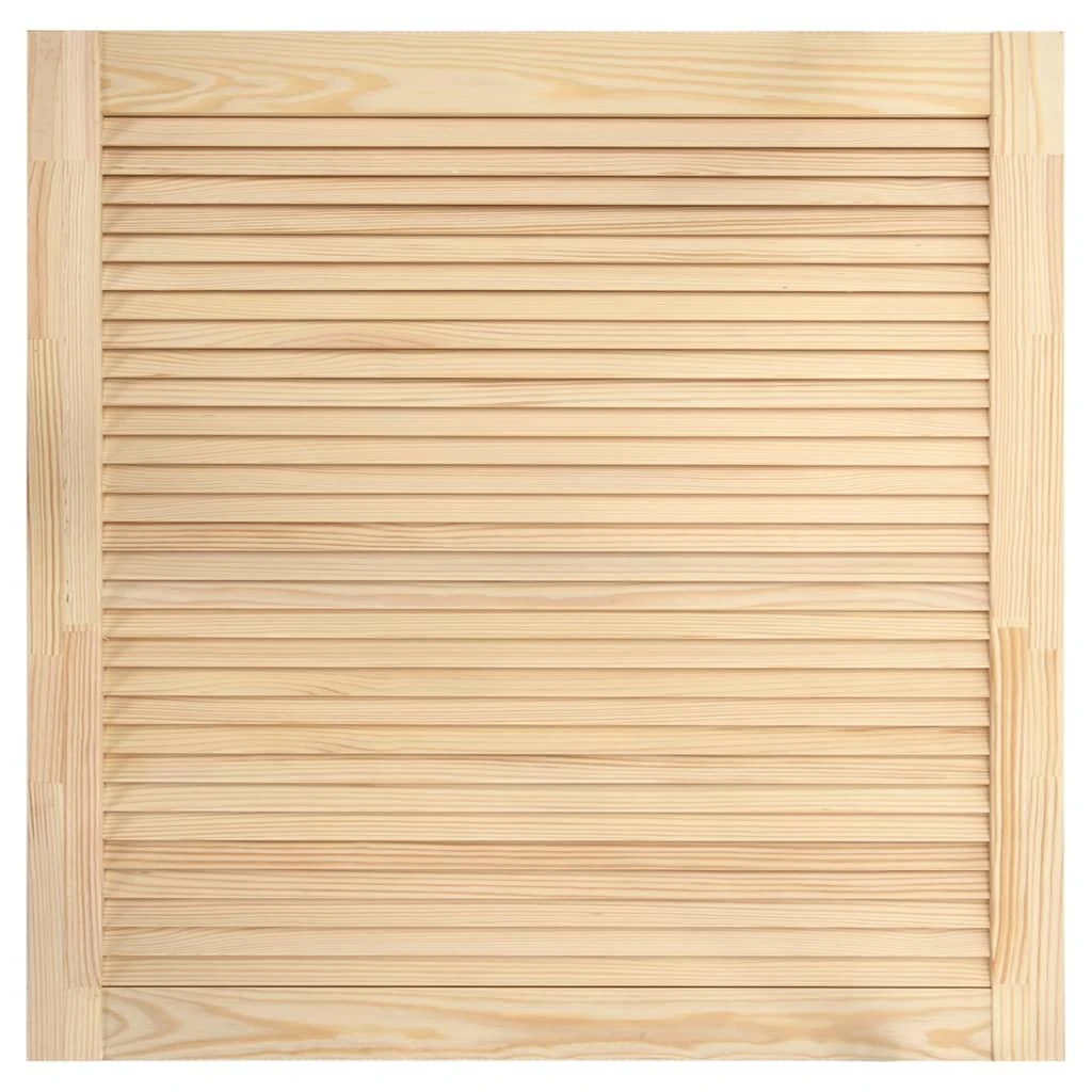 Spintelės durelės, 39,5x39,4cm, pušis, žaliuzių dizaino