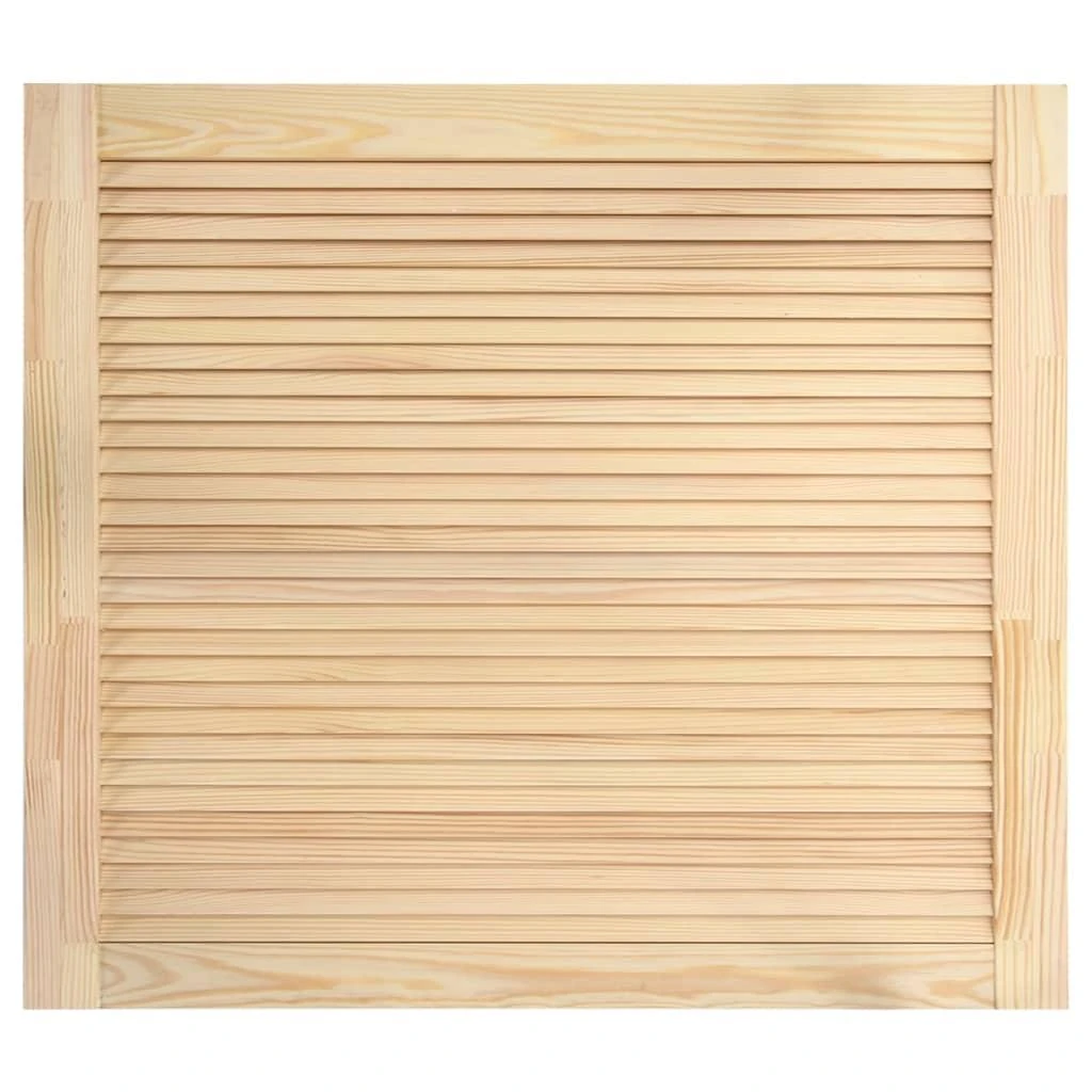 Spintelės durelės, 4vnt., 39,5x49,4cm, pušis, žaliuzių dizaino