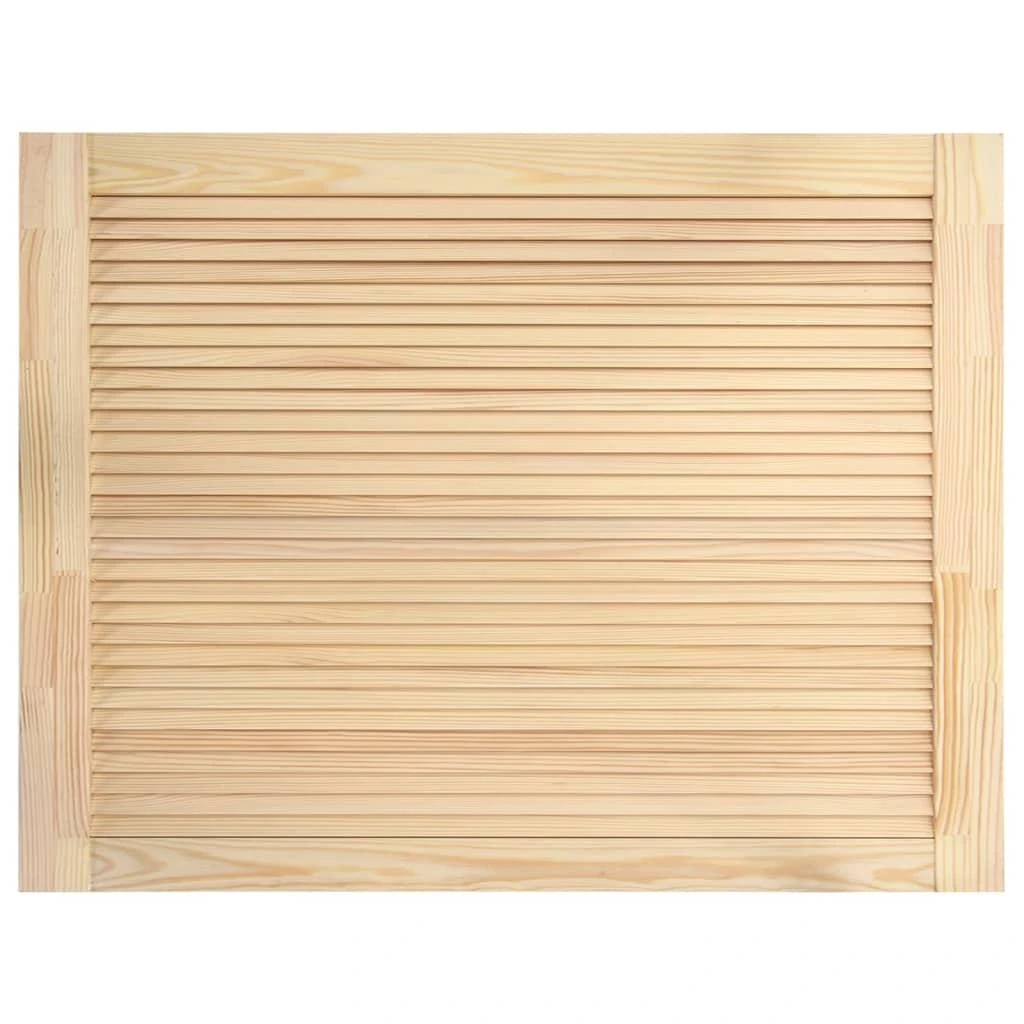 Spintelės durelės, 4vnt., 39,5x59,4cm, pušis, žaliuzių dizaino