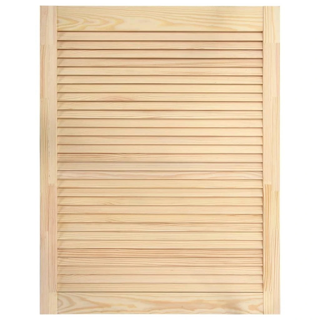 Spintelės durelės, 4vnt., 61,5x39,4cm, pušis, žaliuzių dizaino