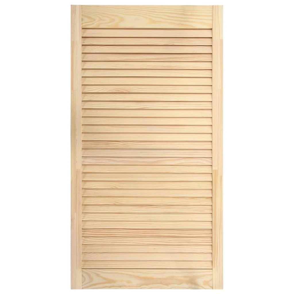 Spintelės durelės, 4vnt., 99,3x39,4cm, pušis, žaliuzių dizaino