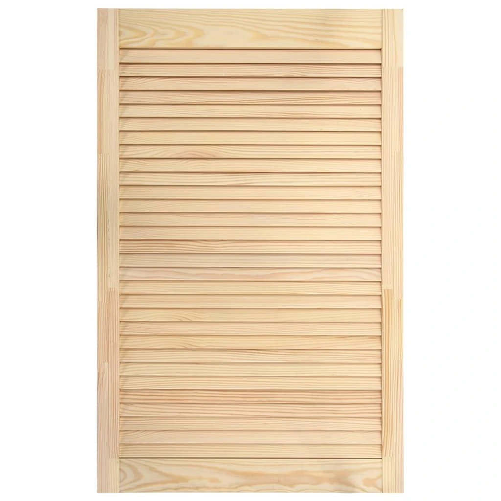 Spintelės durelės, 4vnt., 99,3x59,4cm, pušis, žaliuzių dizaino