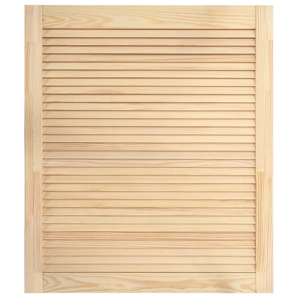 Spintelės durelės, 69x59,4cm, pušis, žaliuzių dizaino