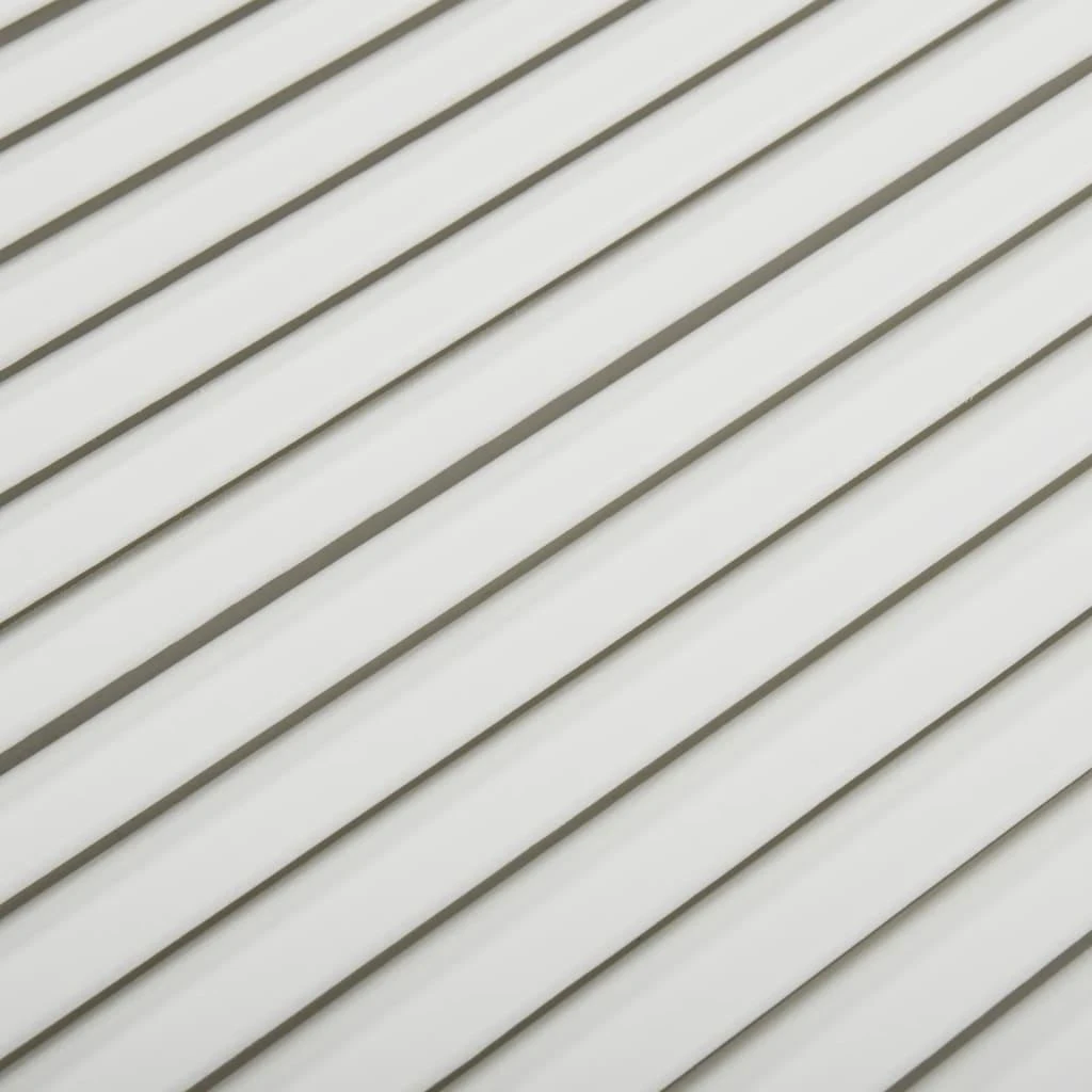 Spintelės durelės, baltos, 69x39,4cm, pušis, žaliuzių dizaino