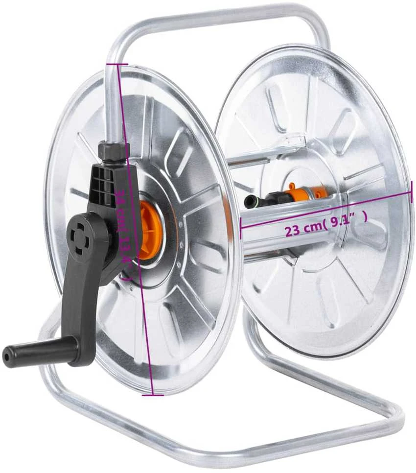 Žarnos ritė 50 m 1/2" žarnai, plienas, montuojama prie sienos
