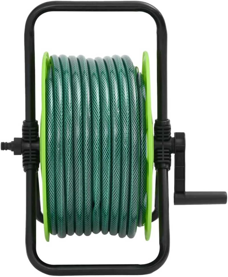 Žarnos ritė su tvirtinimo detalėmis, žalia, 0,5", 20m, PVC