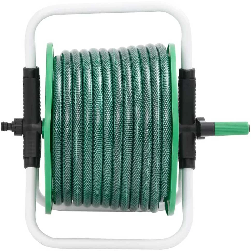 Žarnos ritė su tvirtinimo detalėmis, žalia, 0,75", 20m, PVC