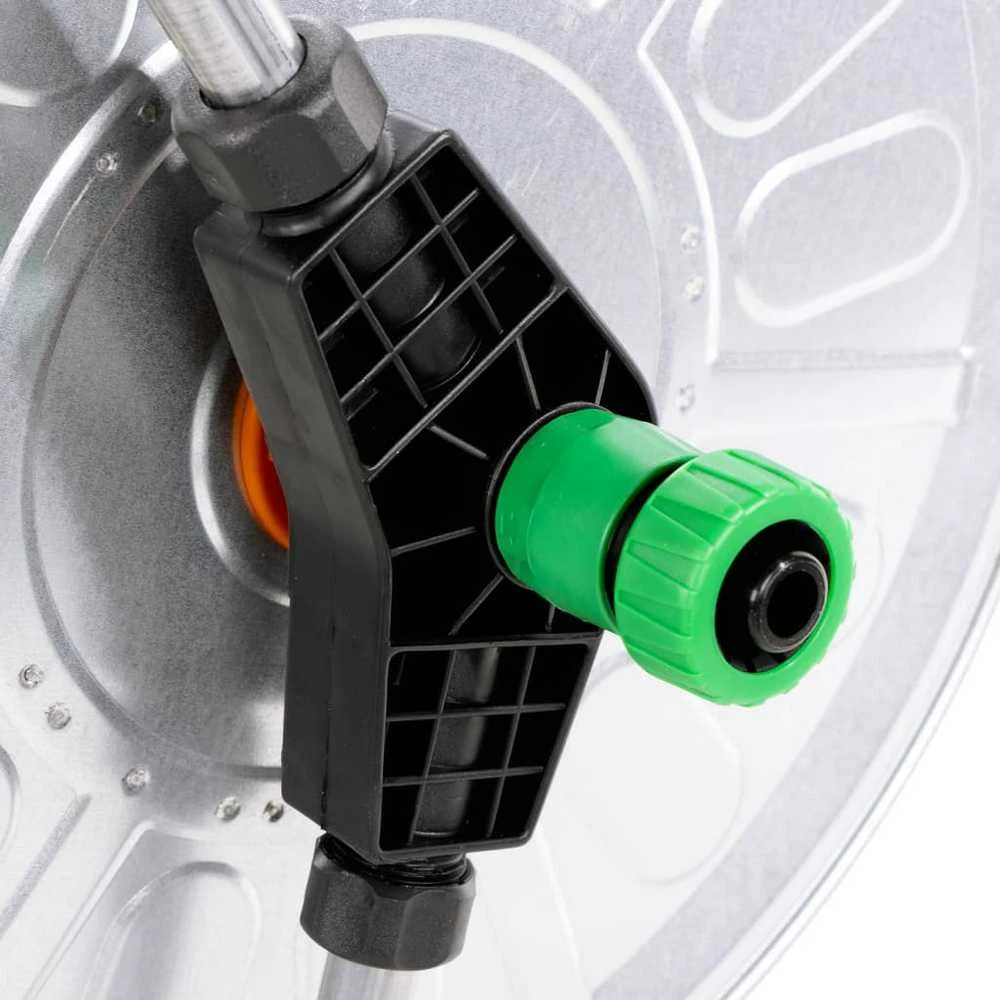 Žarnos ritės vežimėlis 80 m 1/2" arba 50 m 3/4" žarnai, plienas