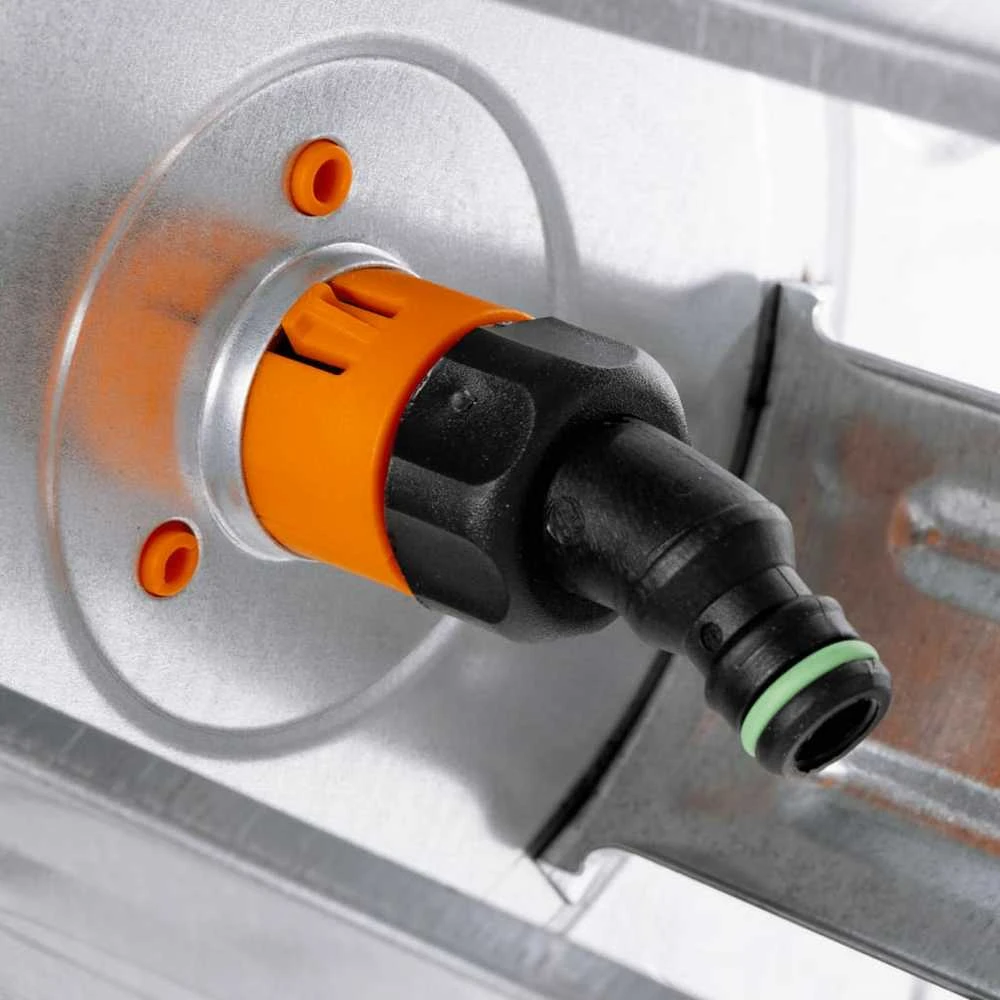 Žarnos ritės vežimėlis 80 m 1/2" arba 50 m 3/4" žarnai, plienas