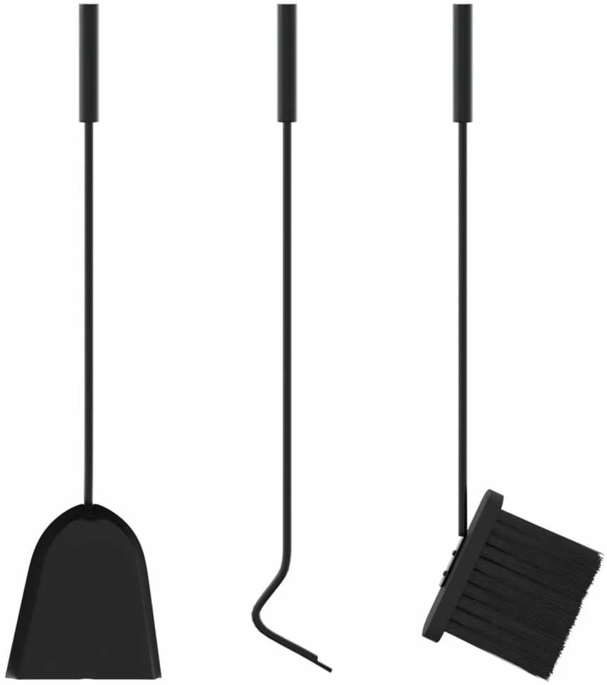Židinio įrankių komplektas, 4 dalių, 22x59cm, plienas