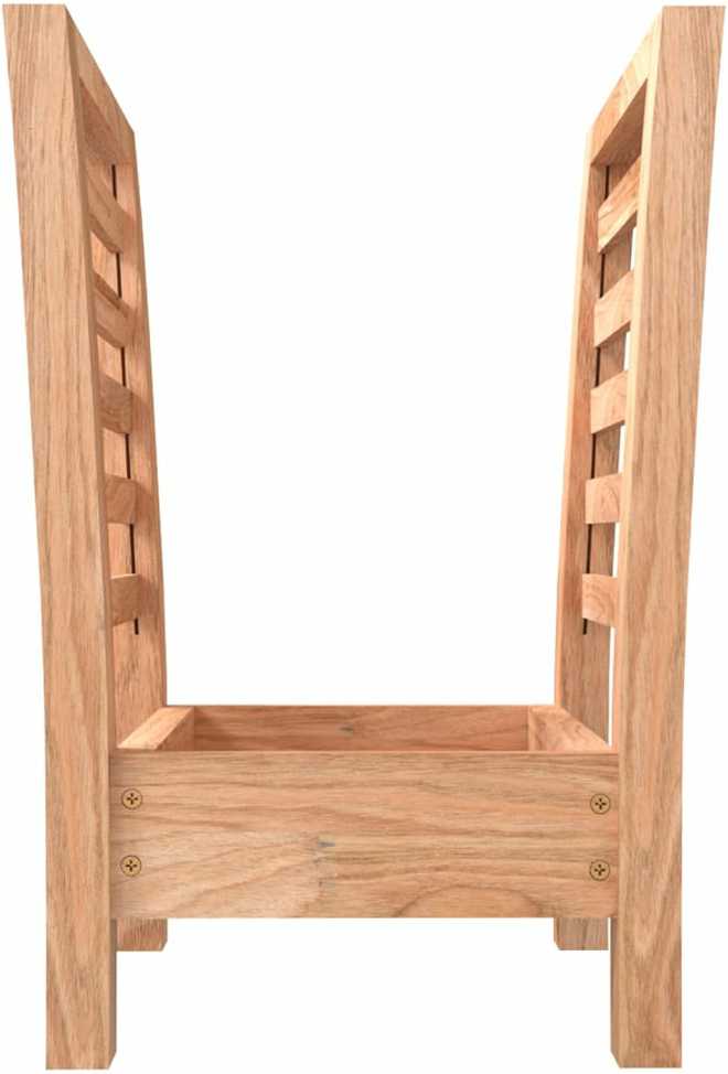 Žurnalų lentyna, 40x26,5x38,5cm, riešutmedžio medienos masyvas