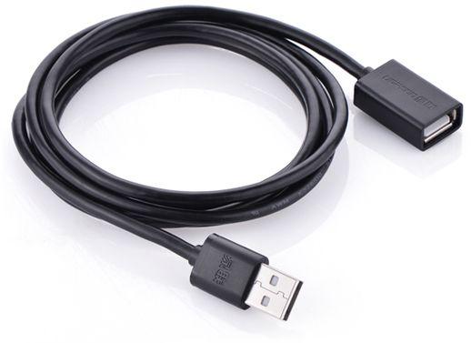 UGREEN US103 USB2.0 kabelio prailginimas 1m - Juodas