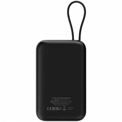 CANYON maitinimo blokas OnPower 101 įmontuotas kabelis 10000 mAh PD22.5W juodas