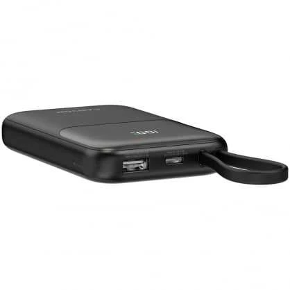CANYON maitinimo blokas OnPower 101 įmontuotas kabelis 10000 mAh PD22.5W juodas