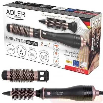 Adler | Hair Styler | AD 2026 | Barrel diameter 21/38 mm | 1200 W | Juodas